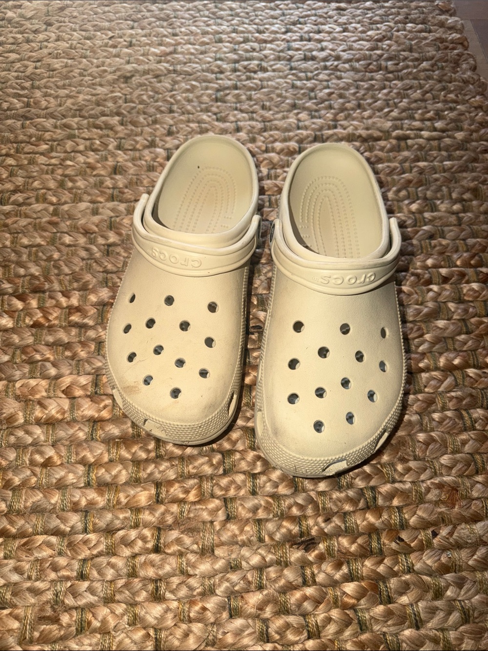 CROCS Kids Clog in Light Beige
